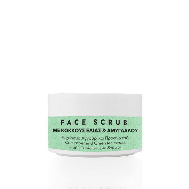 Face Scrub with Olive Kernels & Almonds